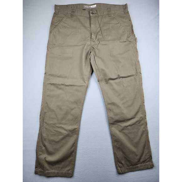 Carhartt Other - Carhartt Pants Mens 40x32 Green Relaxed Fit Twill Utility Workwear Carpenter